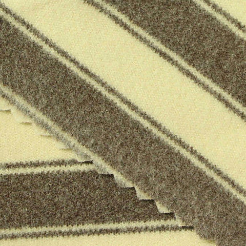 Brown Stripes Velvet, Polyester