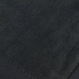 Polyester Cotton Stretch Velvet Fabric, 280 gsm, 165 cm — Black