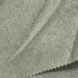 Cotton Polyester Stretch Rib Knit Fabric, 430 gsm, 160 cm — Grey