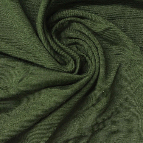 Viscose Stretch Jersey Knit Fabric, 200 gsm, 175 cm — Green, ref EF-259702