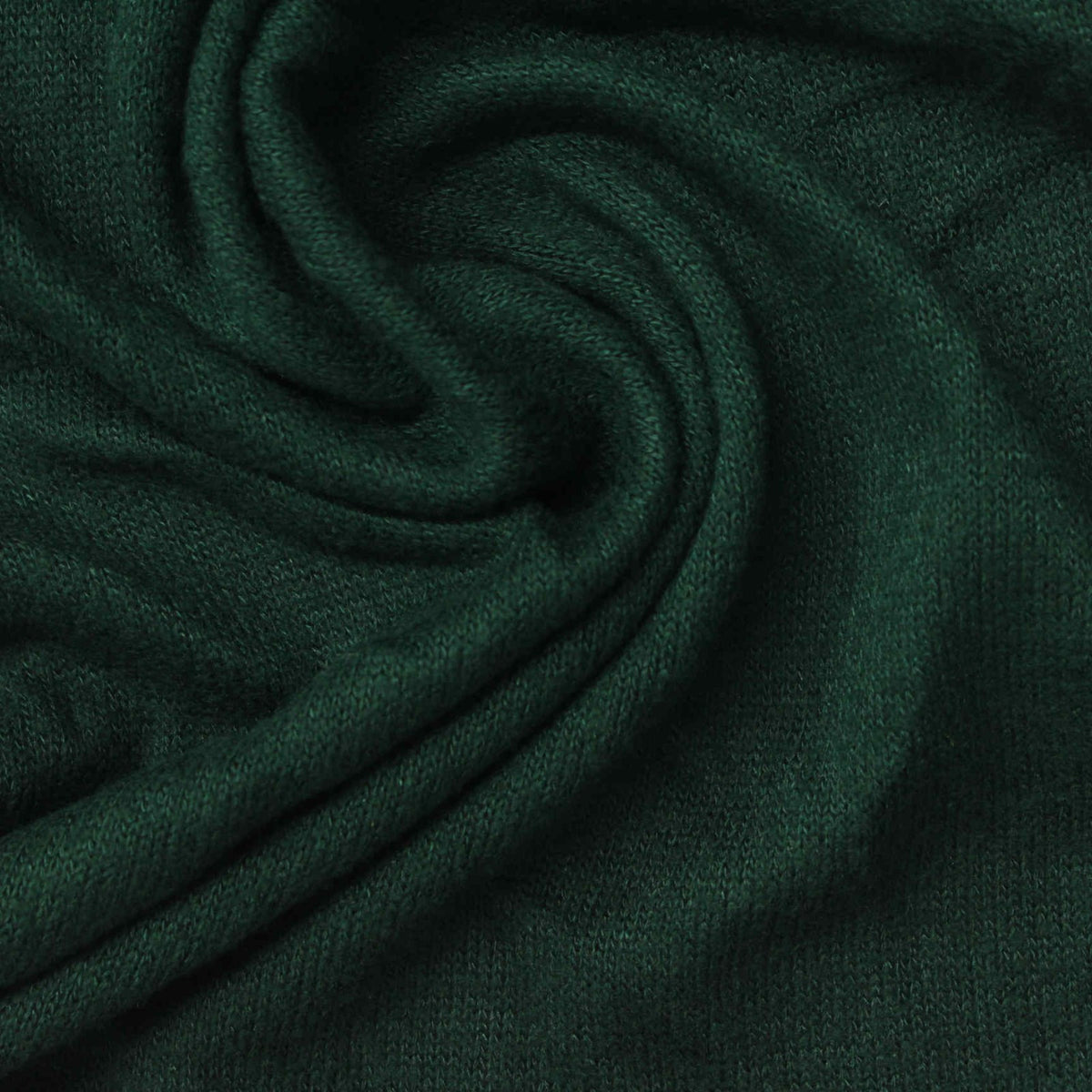 Viscose Polyester Stretch Chunky Knit Fabric, 195 gsm, 155 cm — Green, ref EF-259721