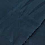 Polyester Cotton Jersey Knit Fabric, 150 gsm, 175 cm — Navy