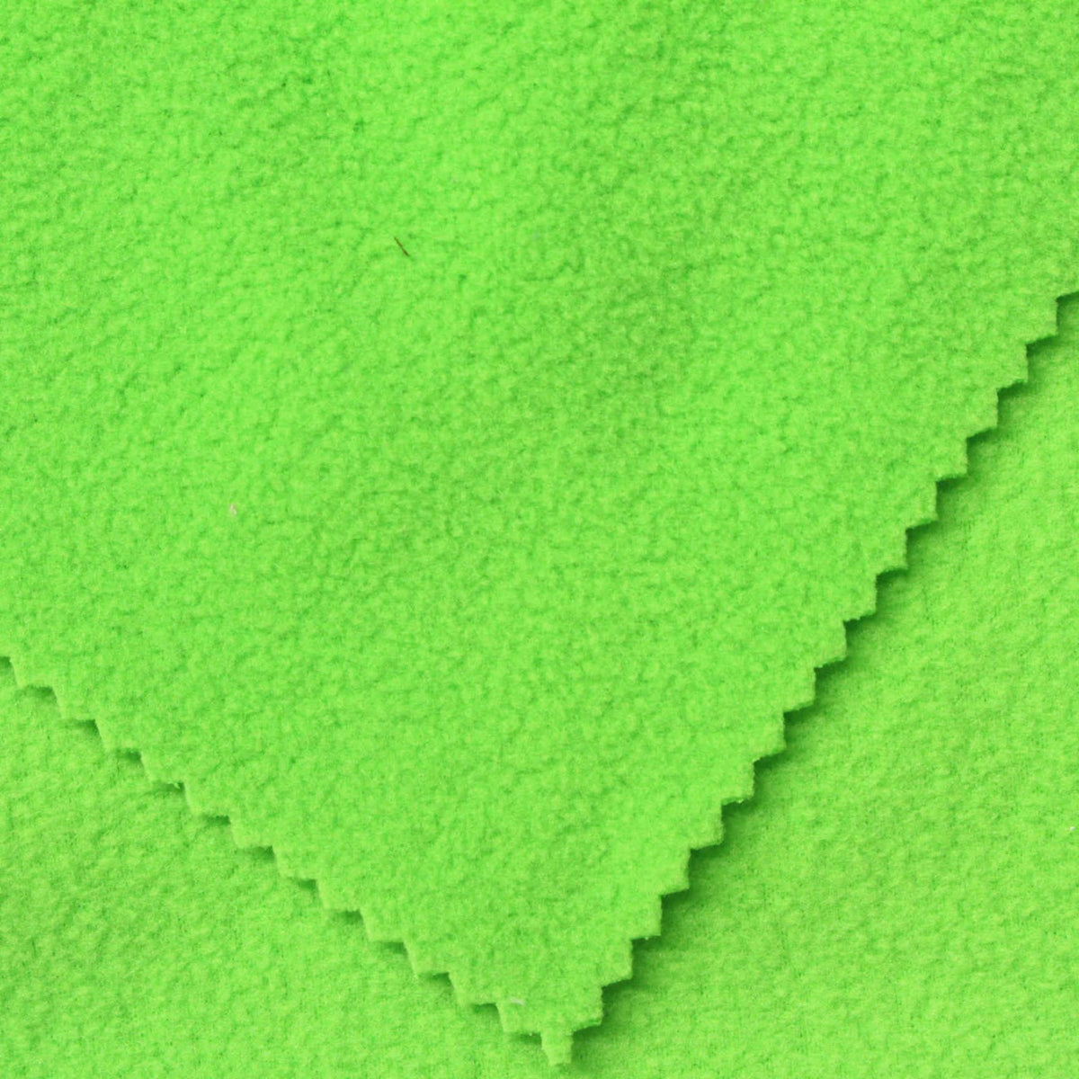 100% Polyester Fleece Fabric, 230 gsm, 155 cm — Green