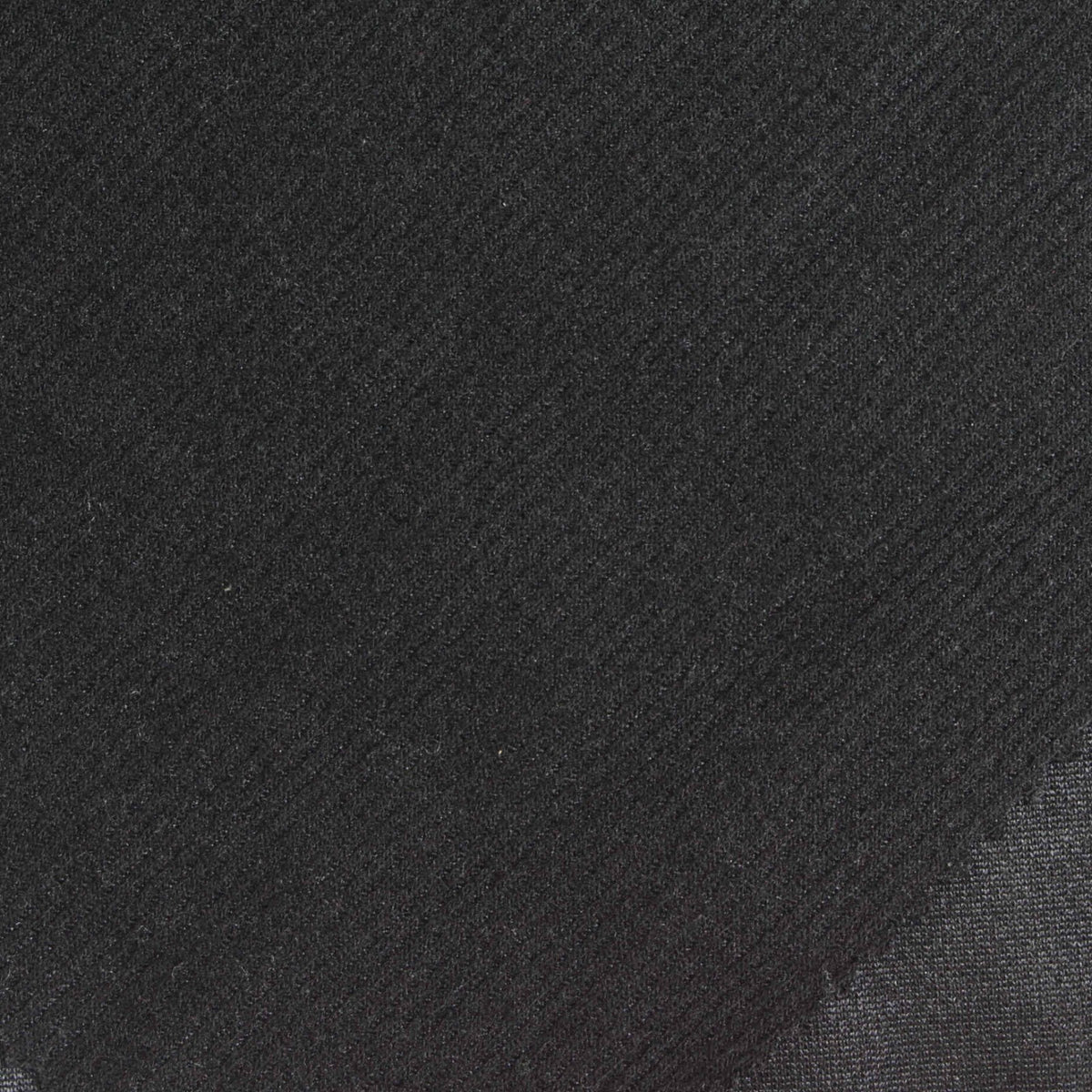 Viscose Polyester Blend Stretch Rib Knit Fabric, 280 gsm, 185 cm — Black