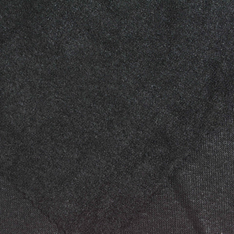 Viscose Polyester Blend Stretch French Terry Fabric, 280 gsm, 185 cm — Grey