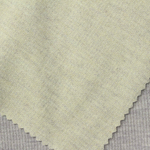Light Green Marl Rib Knit, Poly-Viscose, 300 gsm