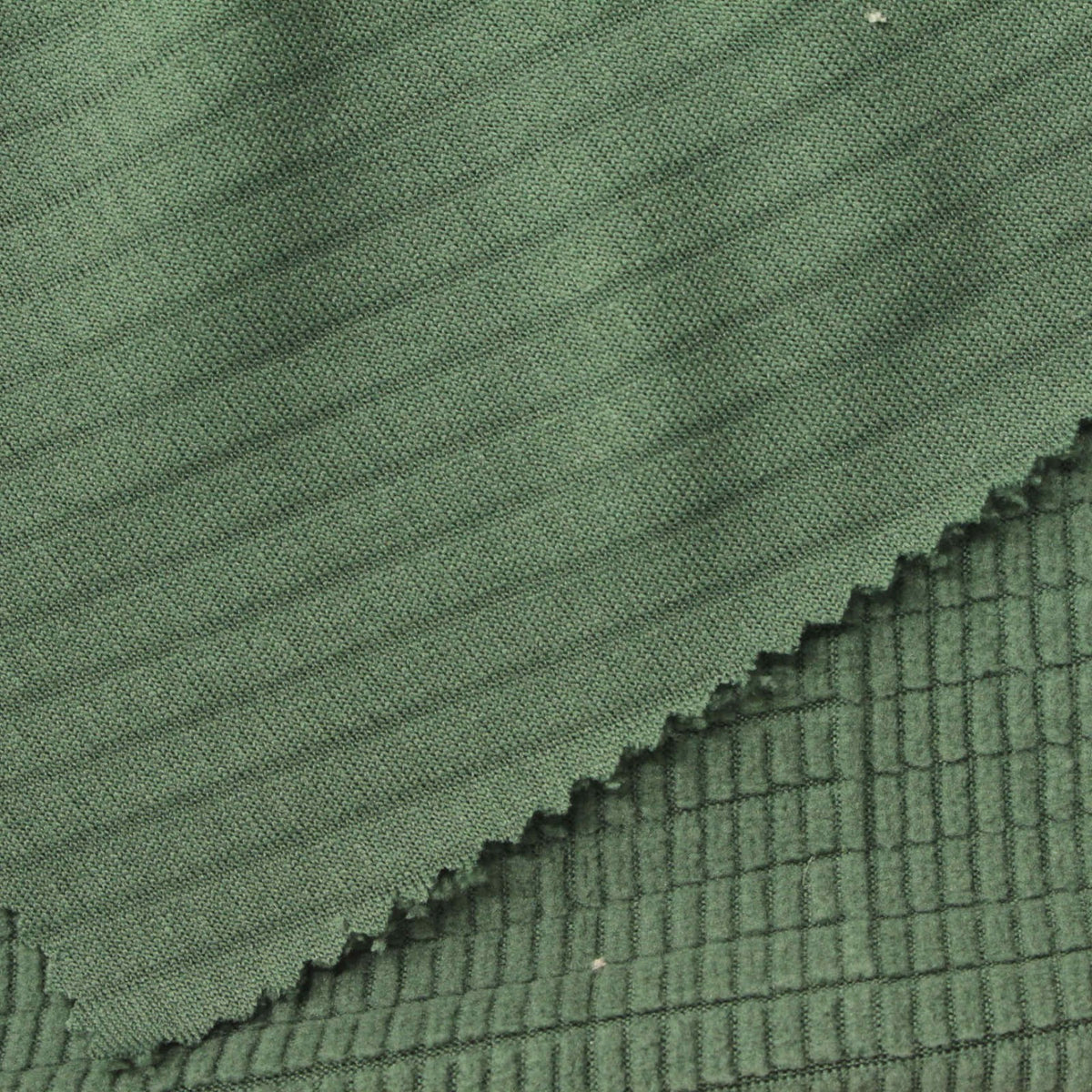Sage Grid Fleece, Polyester