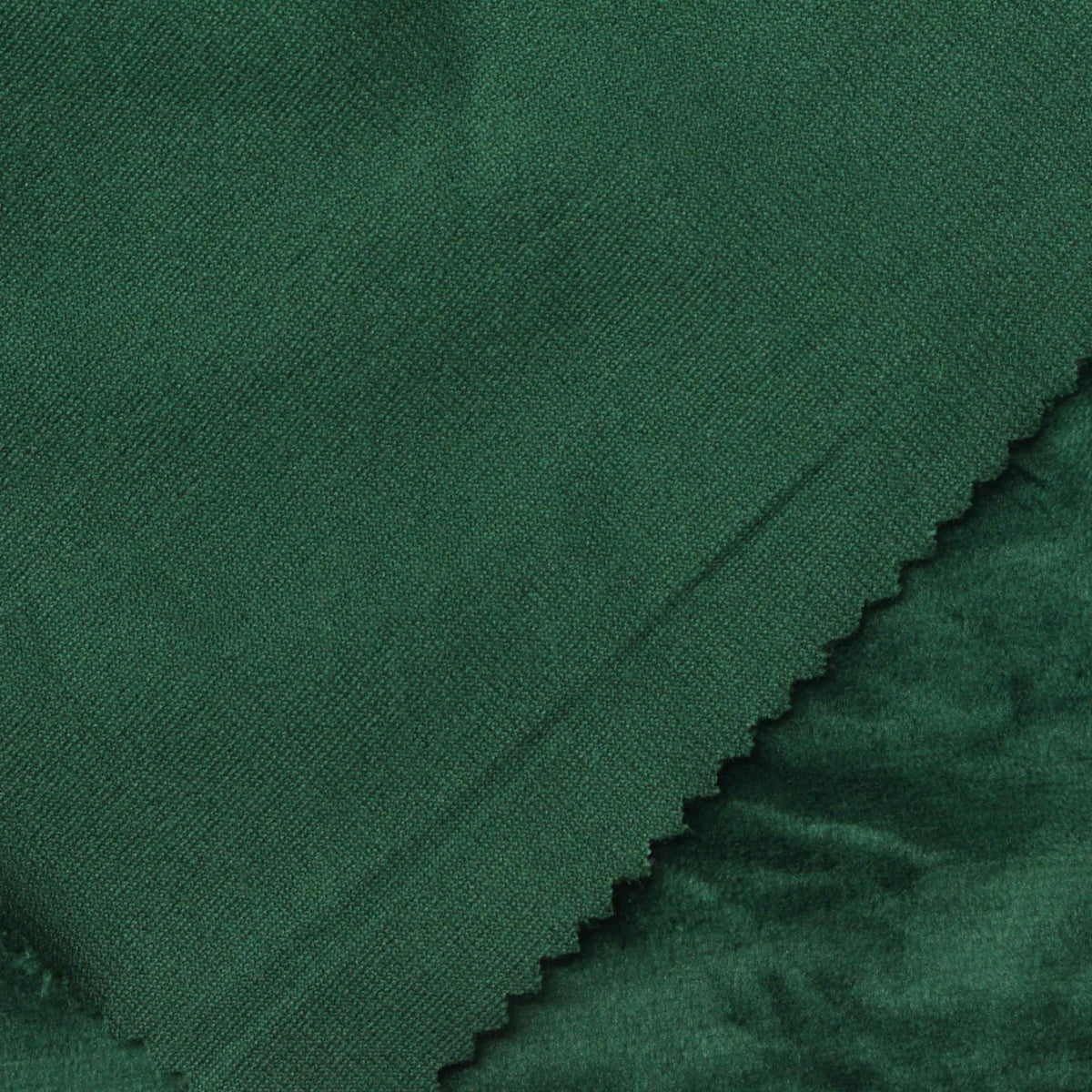 Polyester Stretch Velvet Fabric, 260 gsm, 188 cm — Green