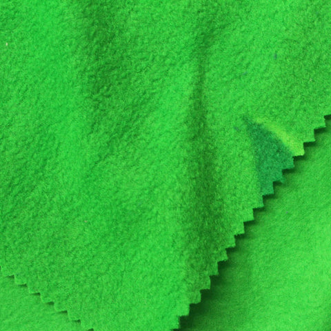 Printed 100% Polyester Fleece Fabric, 160 gsm, 150 cm — Green