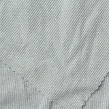Brushed Polyester Stretch Rib Knit Fabric, 175 gsm, 170 cm — Grey