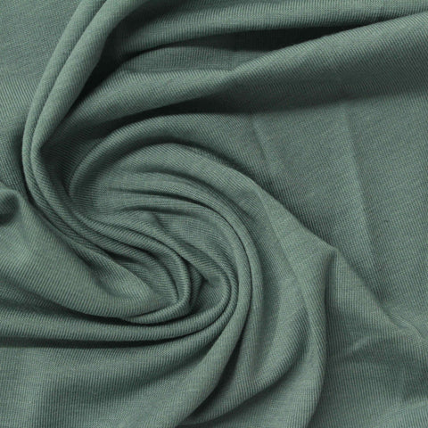 Cotton Modal Stretch Knit Fabric, 180 gsm — Green