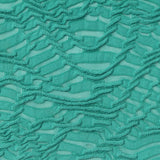Jacquard Polyester Stretch Knit Fabric, 215 gsm — Green