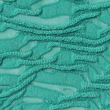 Jacquard Polyester Stretch Knit Fabric, 215 gsm — Green — texture
