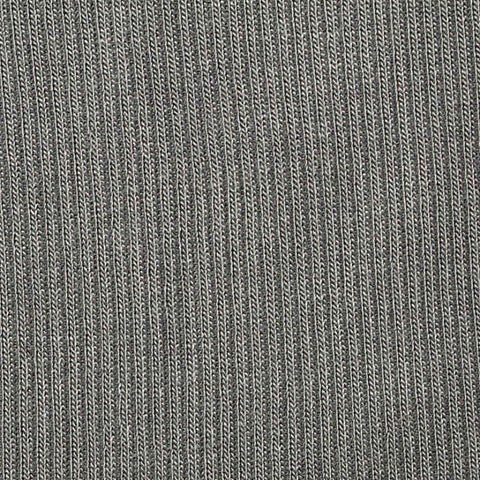 Modal Stretch Rib Knit Fabric, 180 gsm — Grey