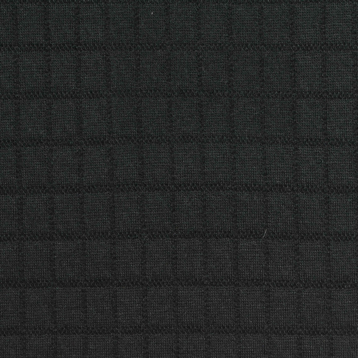 Black Tone-on-Tone Square Jacquard, Polyester