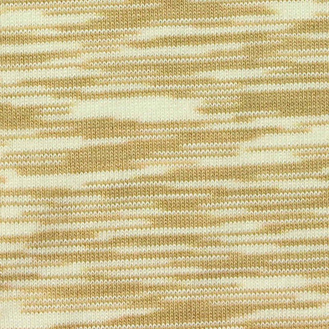 Light Brown Horizontal-Stripe Jersey Knit, Cotton