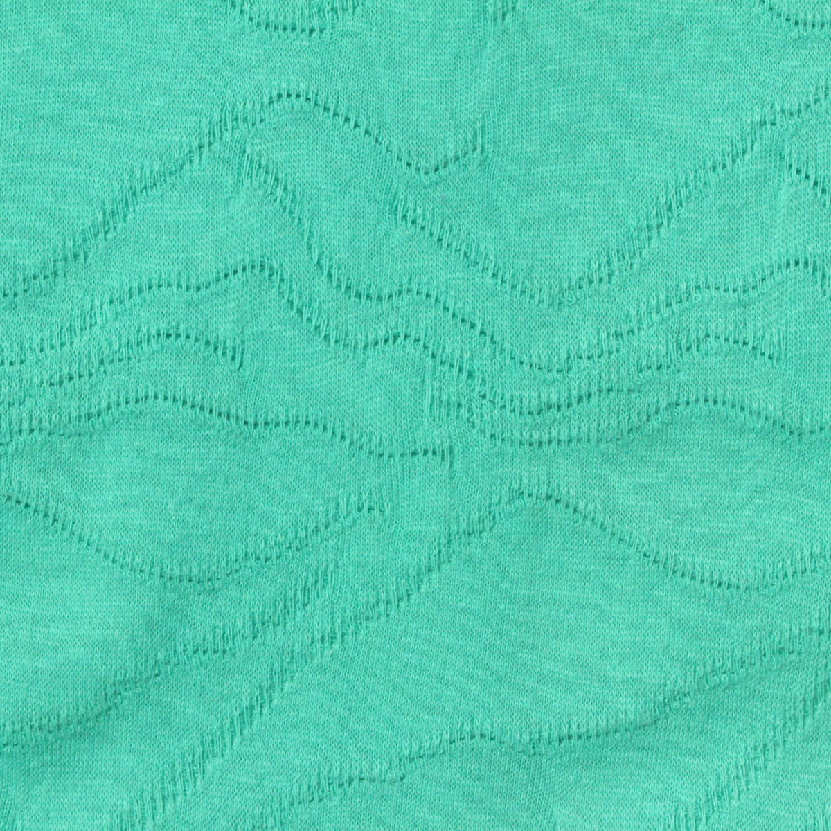 Teal Tone-on-Tone Jacquard, Cotton-Poly, 170 gsm