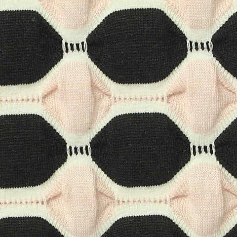 Jacquard Polyester Viscose Stretch Knit Fabric, 235 gsm — Multi