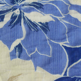 Blue Floral Woven