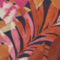 Orange Bold-Floral Chiffon, Polyester