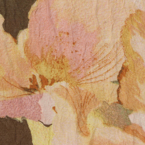 Pink Abstract-Floral Chiffon, Polyester, 95 gsm