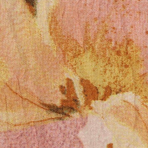 Pink Abstract-Floral Chiffon, Polyester, 95 gsm