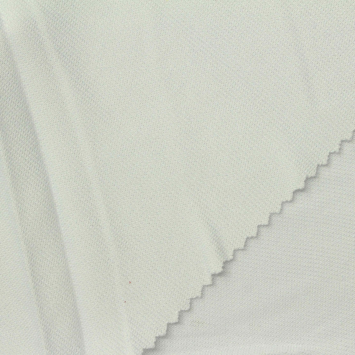 100% Polyester Ponte Knit Fabric, 230 gsm, 135 cm — White