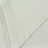 100% Polyester Ponte Knit Fabric, 230 gsm, 135 cm — White