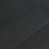 Polyester Cotton Knit Fabric, 225 gsm, 165 cm — Black
