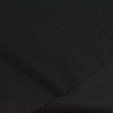 Polyester Stretch Interlock Knit Fabric, 195 gsm, 160 cm — Black