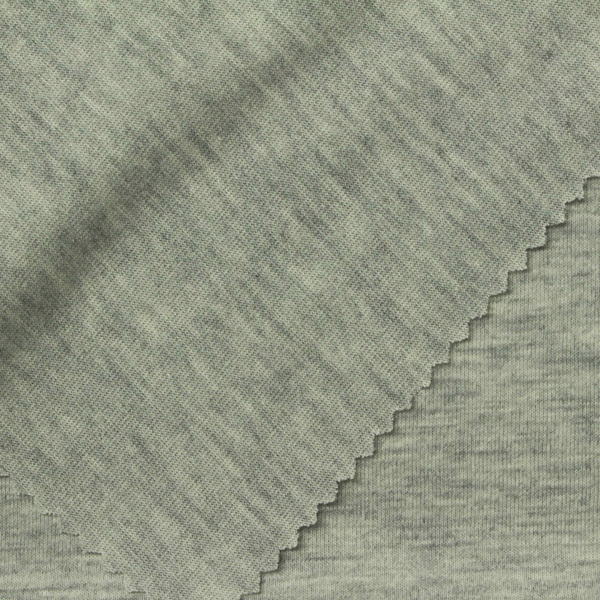 Heathered Sage Marl Jersey Knit, Poly-Viscose