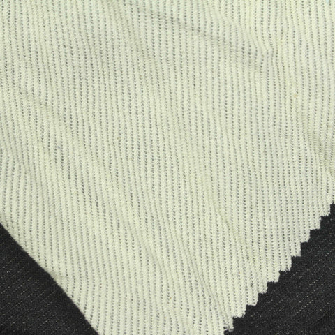 Cotton Polyester Stretch Interlock Knit Fabric, 395 gsm, 185 cm — Beige