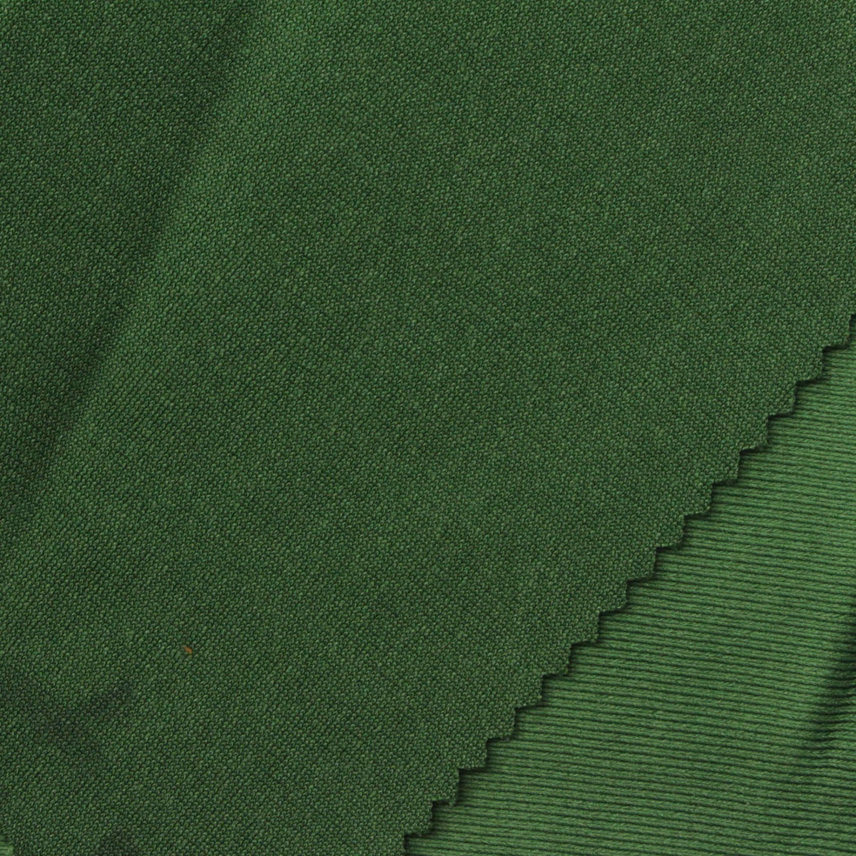 Green Ribbed Warp Knit, Polyester