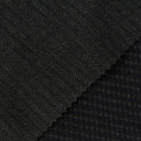 Dark Grey Marl Interlock Knit, Poly-Cotton
