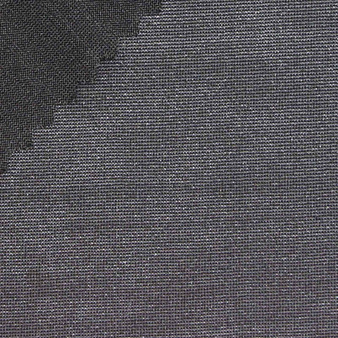 Acetate Polyester Jersey Knit Fabric, 110 gsm, 125 cm — Black