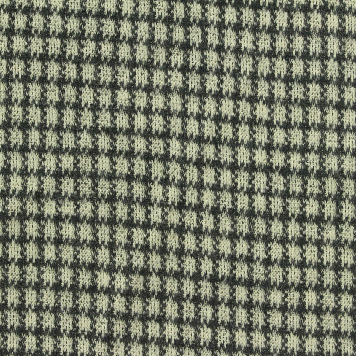 Black Houndstooth Jacquard, Poly-Cotton, 210 gsm, 160 cm