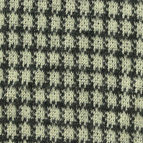 Black Houndstooth Jacquard, Poly-Cotton, 210 gsm, 160 cm