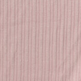 Polyester Viscose Stretch Rib Knit Fabric, 190 gsm — Pink