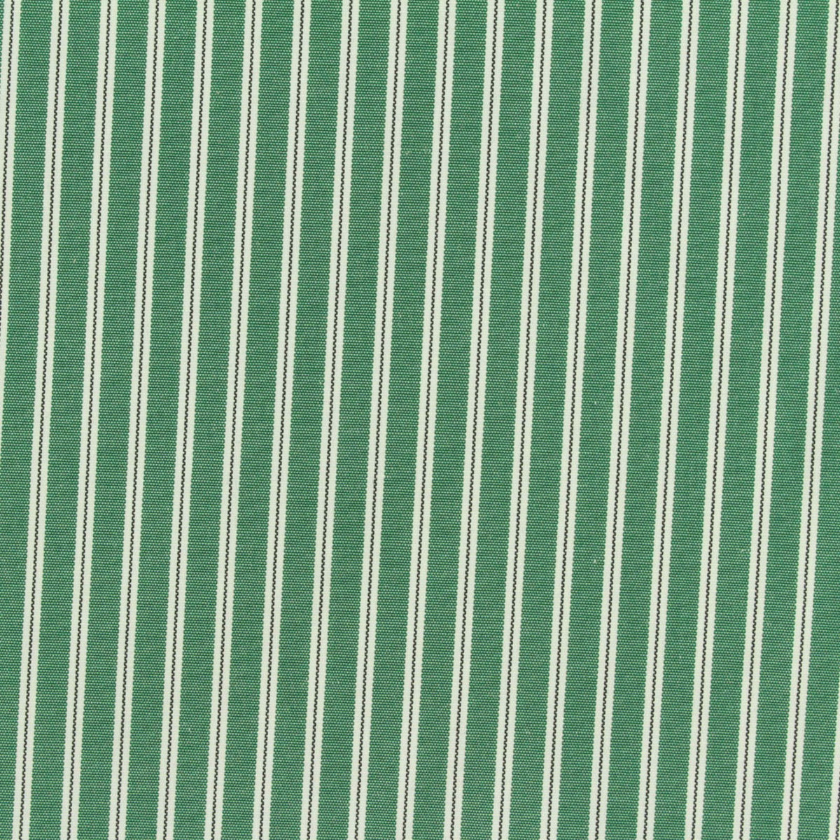Green Vertical-Stripe Woven, Poly-Cotton, 115 gsm