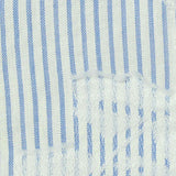 White Stripes Jacquard, Poly-Cotton — texture