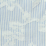 White Stripes Jacquard, Poly-Cotton