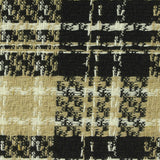 Black Plaid Bouclé, Polyester