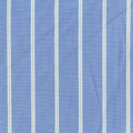 Blue Vertical-Stripe Woven, Poly-Cotton