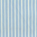 Light Blue Vertical-Stripe Woven, Poly-Cotton, 110 gsm