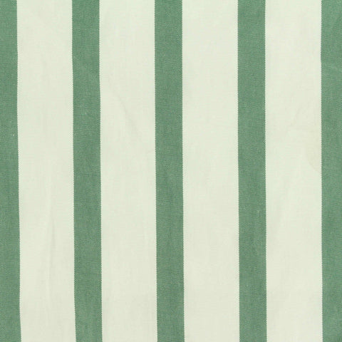 Green Vertical-Stripe Woven, Poly-Cotton, 110 gsm