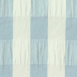 Light Blue Bold-Check Woven, Polyester — texture