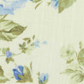 Blue Floral Woven, Viscose, 180 gsm