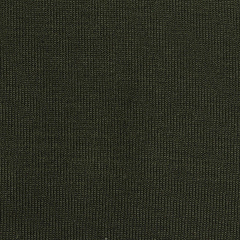 Polyester Stretch Rib Knit Fabric, 450 gsm, 110 cm — Green