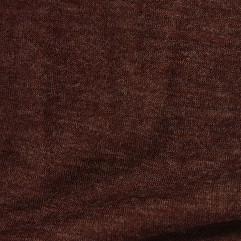 Brown Marl Jersey Knit, Acrylic-Nylon