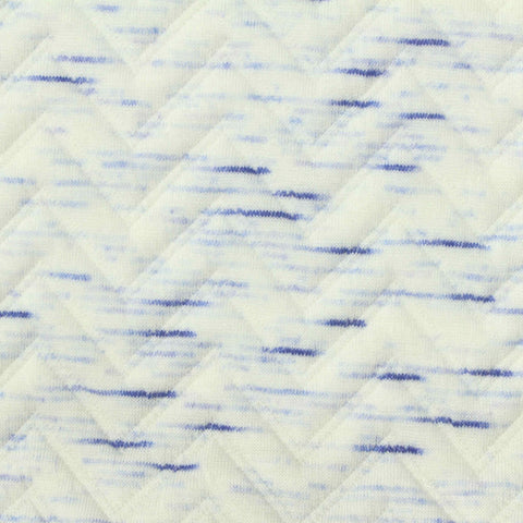 Blue Marl Jacquard, Polyester, 320 gsm